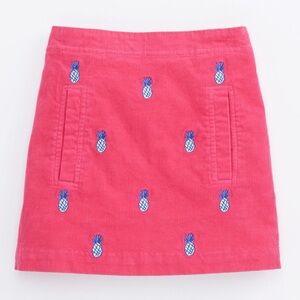 Vineyard vines corduroy girls pineapple skirt